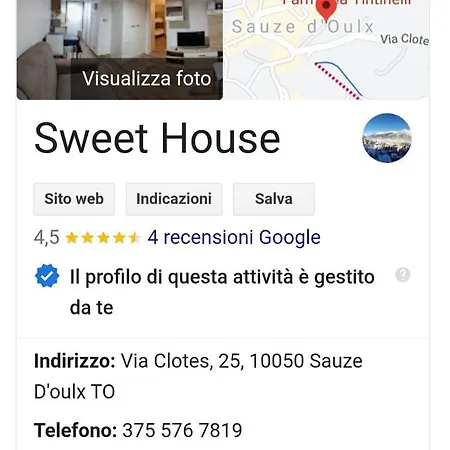 公寓 Sweet House Oulx